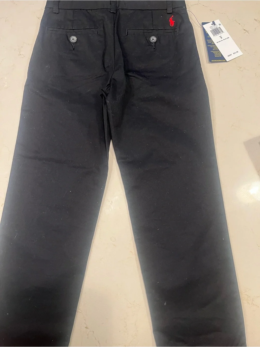 Polo by Ralph Lauren Boys Black Chino Pants
